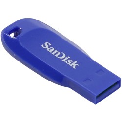 Buy SanDisk Cruzer Blade - 32GB - Electric Blue USB 2.0 Capless Flash Drive in Cyprus, Nicosia, Limassol, Larnaka, Pafos