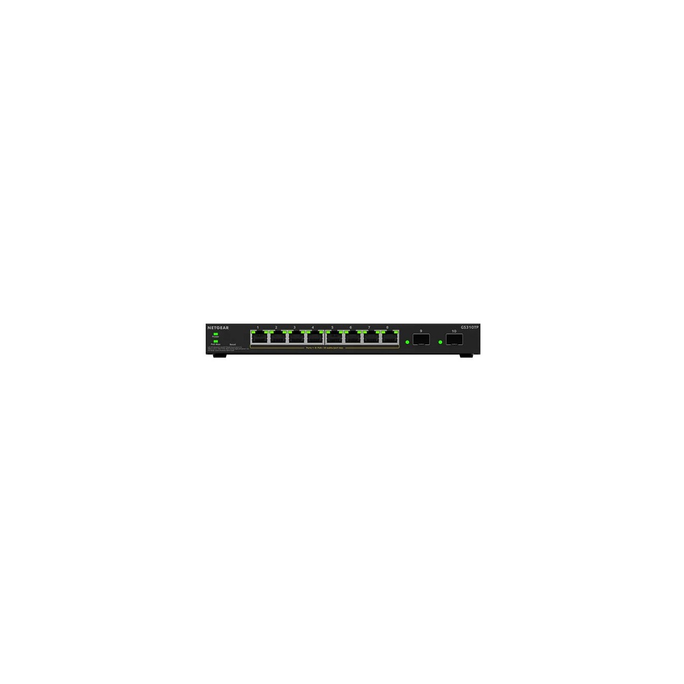 Buy NETGEAR GS310TPv2 - Switch - 2+ L3 Lite - Smart - 8 x 10 100 1000 (PoE+) + 2 x SFP - Desktop, wandmontierbar - PoE+ (... in 