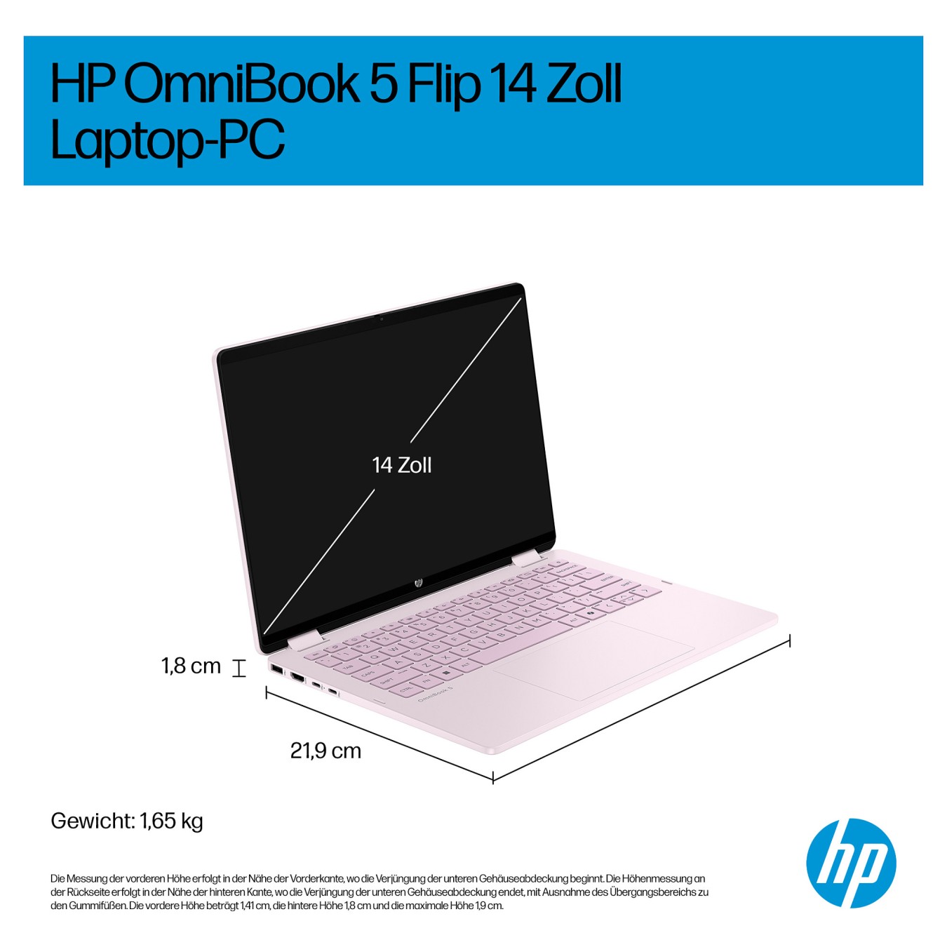 Buy HP OmniBook 5 Flip 14-fp0156ng Core 5-120U 16GB 512SSD W11 Home in Cyprus, Nicosia, Limassol, Larnaka, Pafos