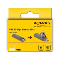 Buy STICK DELOCK USB 20 Gbps USB-C Speicherstick 256GB Lesegeschwindigkeit 1980mB s - Metallgehuse in Cyprus, Nicosia, Limassol,