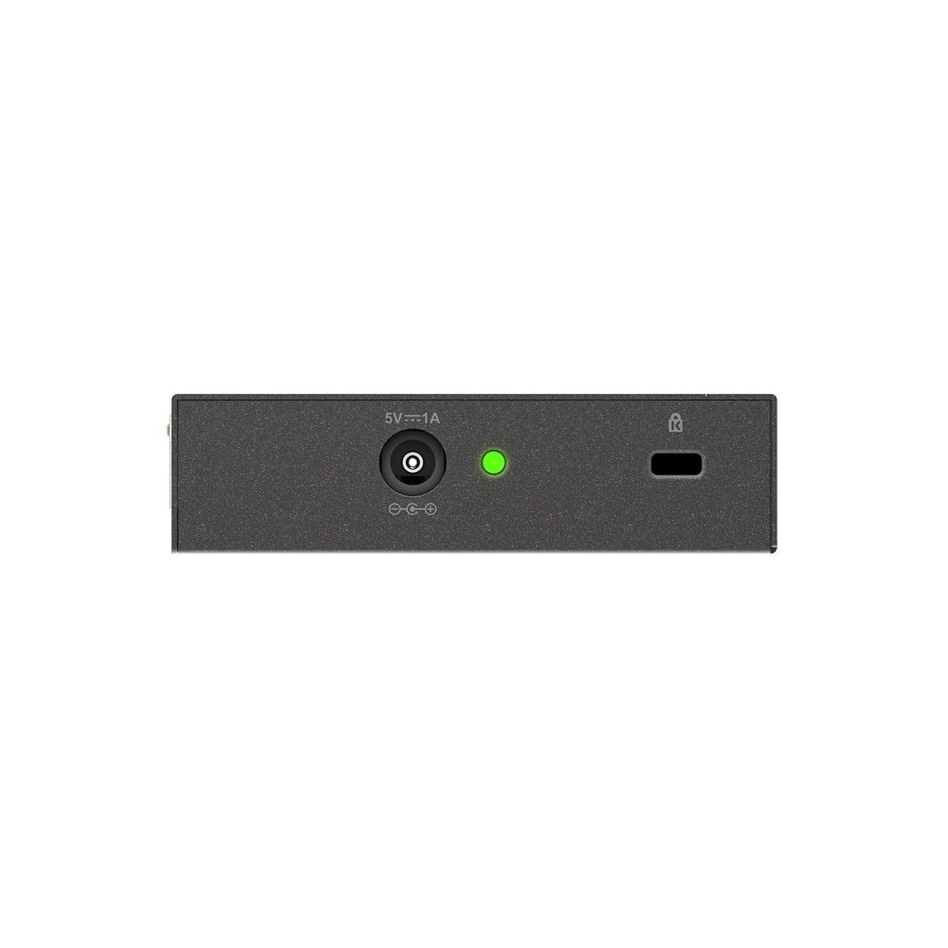 D-Link DGS-105 - 5-Port Gigabit Unmanaged L2 Switch - Black Metal, Fanless, 10/100/1000 Mbps