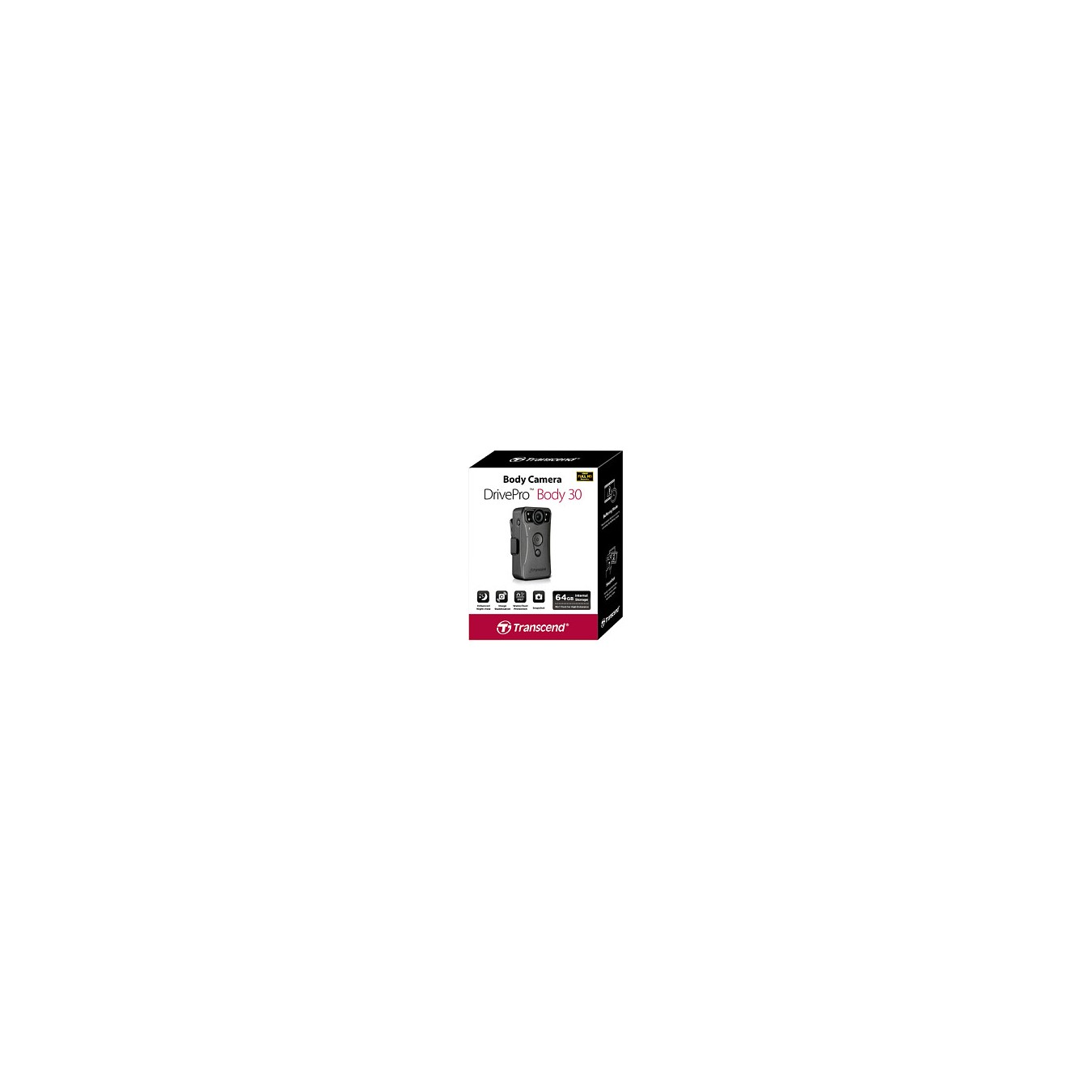 Buy Transcend DrivePro Body 30 64GB in Cyprus, Nicosia, Limassol, Larnaka, Pafos