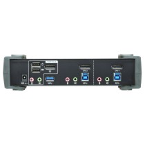 Buy KVM Desktop Switch 2-Port USB 3.1 Gen 1 4K DisplayPort 1.2 KVMPTM Switch with Audio (KVM cables included) ATEN in Cyprus, Ni