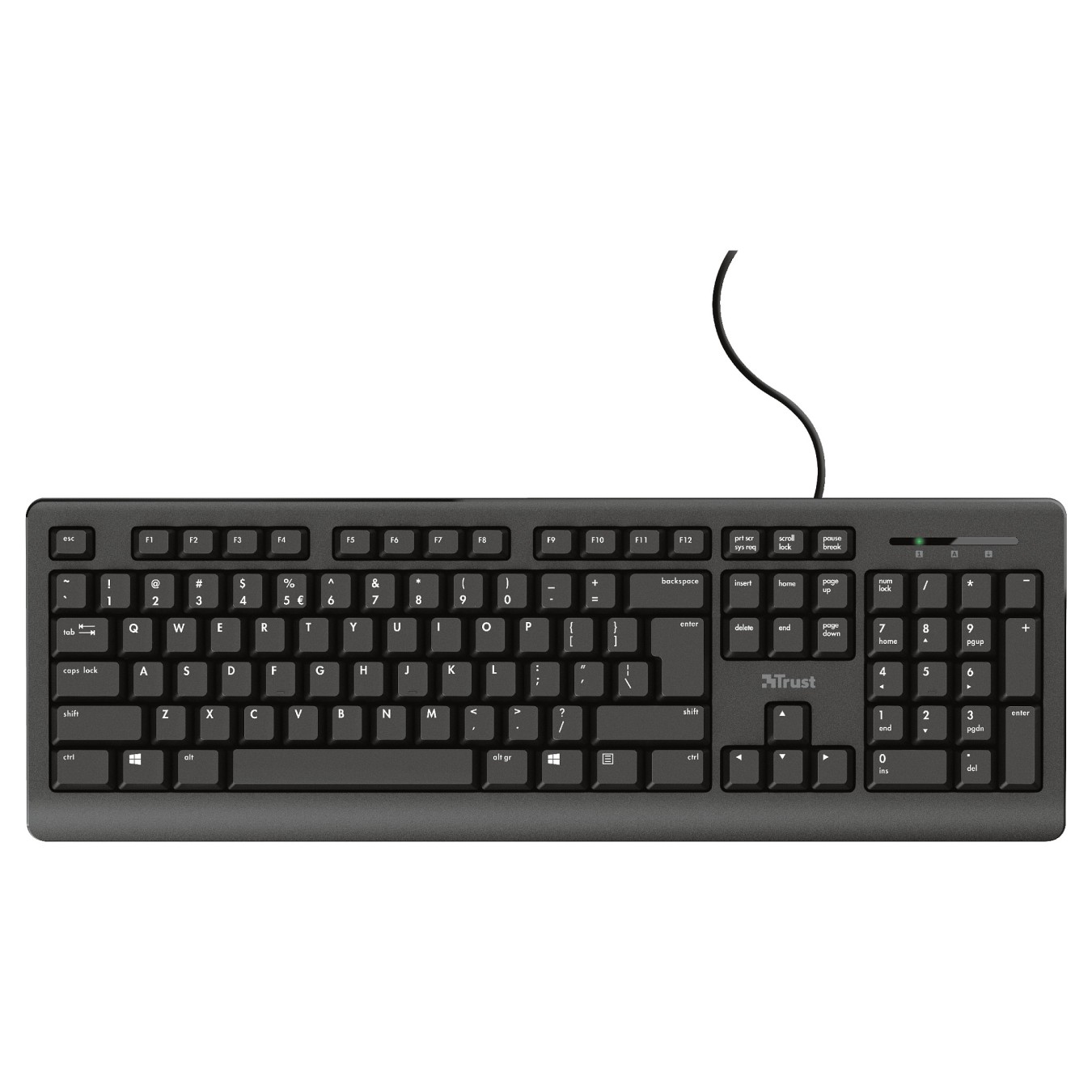 Buy TRUST TK-150 Tastatur. Deutsches QWERTZ - Layout. USB-Anschluss in Cyprus, Nicosia, Limassol, Larnaka, Pafos