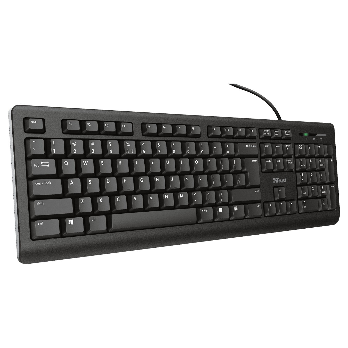 Buy TRUST TK-150 Tastatur. Deutsches QWERTZ - Layout. USB-Anschluss in Cyprus, Nicosia, Limassol, Larnaka, Pafos