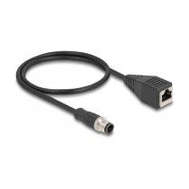Buy Delock M12 Adapterkabel D-kodiert 4 Pin Stecker zu RJ45 Buchse 50 cm in Cyprus, Nicosia, Limassol, Larnaka, Pafos