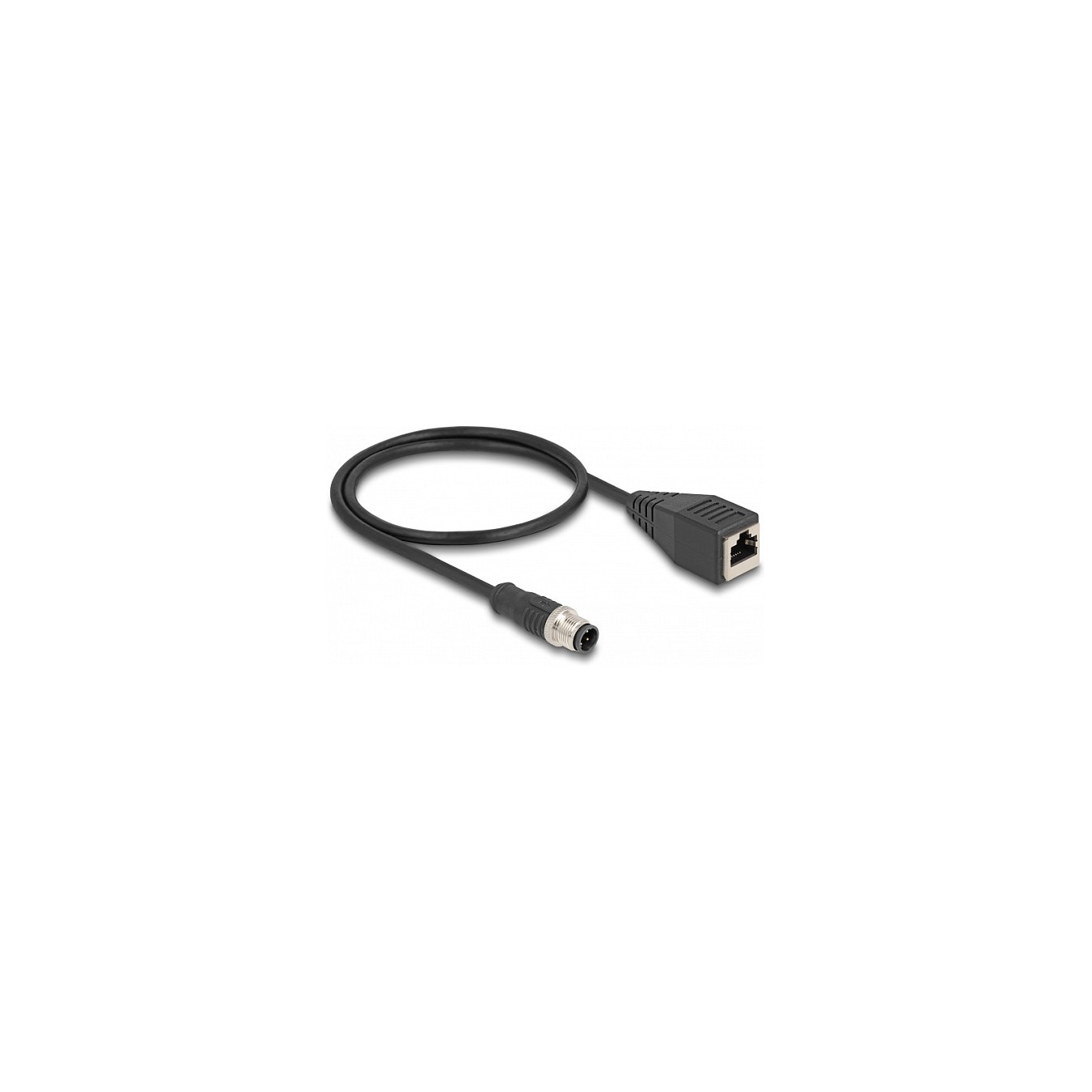 Buy Delock M12 Adapterkabel D-kodiert 4 Pin Stecker zu RJ45 Buchse 50 cm in Cyprus, Nicosia, Limassol, Larnaka, Pafos