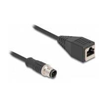 Buy Delock M12 Adapterkabel D-kodiert 4 Pin Stecker zu RJ45 Buchse 50 cm in Cyprus, Nicosia, Limassol, Larnaka, Pafos