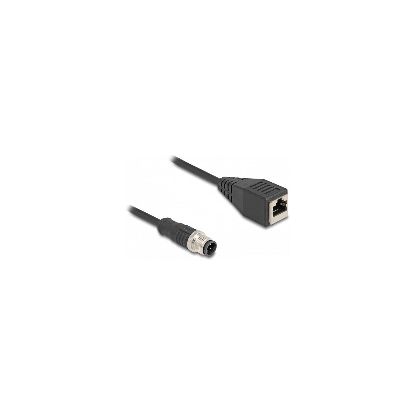Buy Delock M12 Adapterkabel D-kodiert 4 Pin Stecker zu RJ45 Buchse 50 cm in Cyprus, Nicosia, Limassol, Larnaka, Pafos