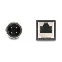 Buy Delock M12 Adapterkabel D-kodiert 4 Pin Stecker zu RJ45 Buchse 50 cm in Cyprus, Nicosia, Limassol, Larnaka, Pafos