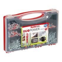 Buy Fischer RED BOX DUOPOWER + Schrauben (hellgrau rot, 280-teilig, mit Schrauben) in Cyprus, Nicosia, Limassol, Larnaka, Pafos