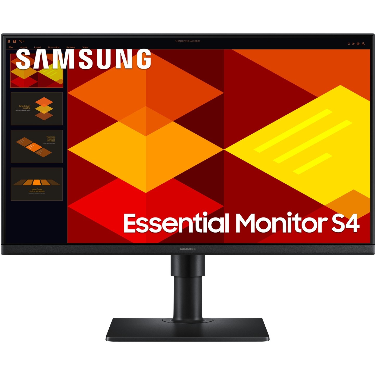 Samsung S24D400GAU 24" FHD IPS 100Hz 5ms Monitor DP1.2/HDMI1.4 Ergonomic (Boxed) — Buy in Cyprus with Fast Delivery