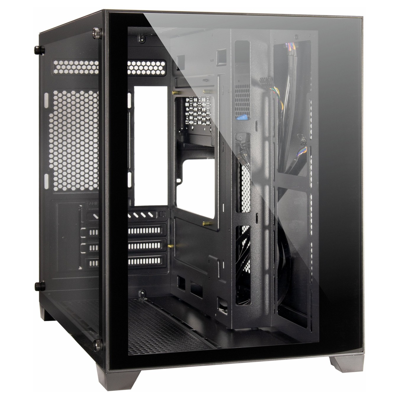 Buy Midi Inter-Tech Gaming-Gehäuse Micro-ATX C-501 Aspect schwarz in Cyprus, Nicosia, Limassol, Larnaka, Pafos