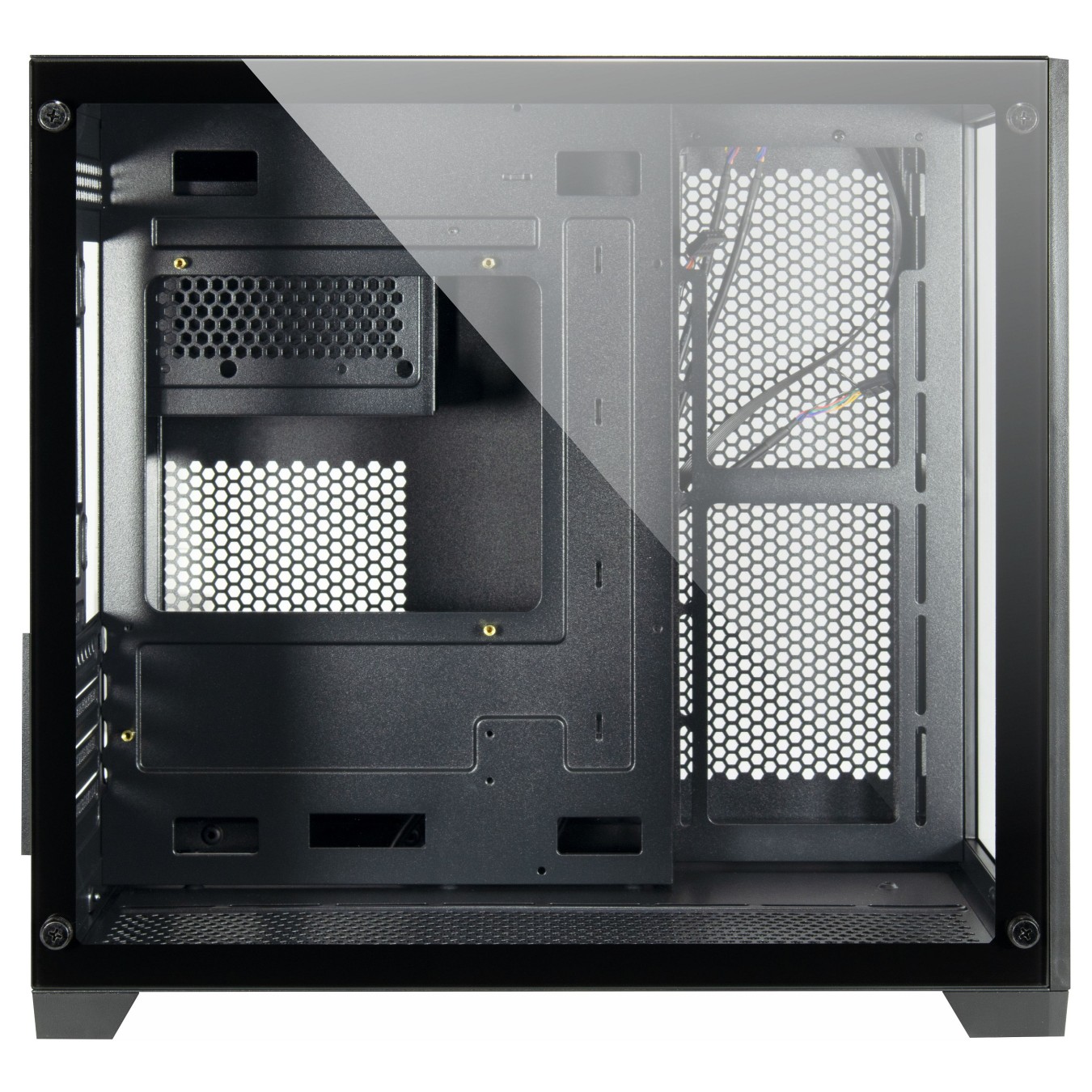 Buy Midi Inter-Tech Gaming-Gehäuse Micro-ATX C-501 Aspect schwarz in Cyprus, Nicosia, Limassol, Larnaka, Pafos
