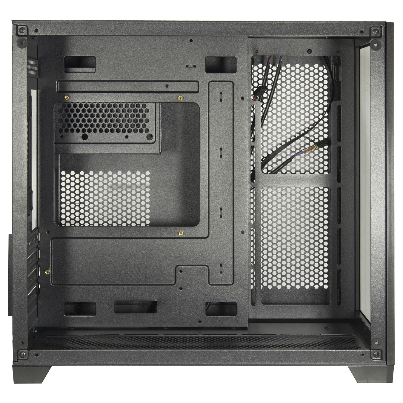 Buy Midi Inter-Tech Gaming-Gehäuse Micro-ATX C-501 Aspect schwarz in Cyprus, Nicosia, Limassol, Larnaka, Pafos