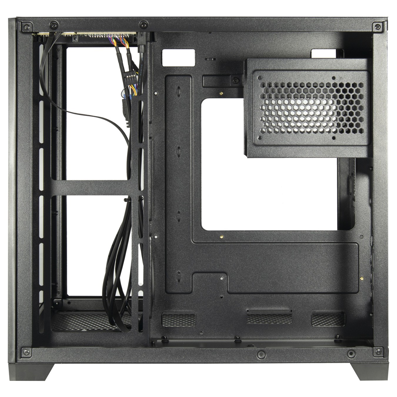 Buy Midi Inter-Tech Gaming-Gehäuse Micro-ATX C-501 Aspect schwarz in Cyprus, Nicosia, Limassol, Larnaka, Pafos