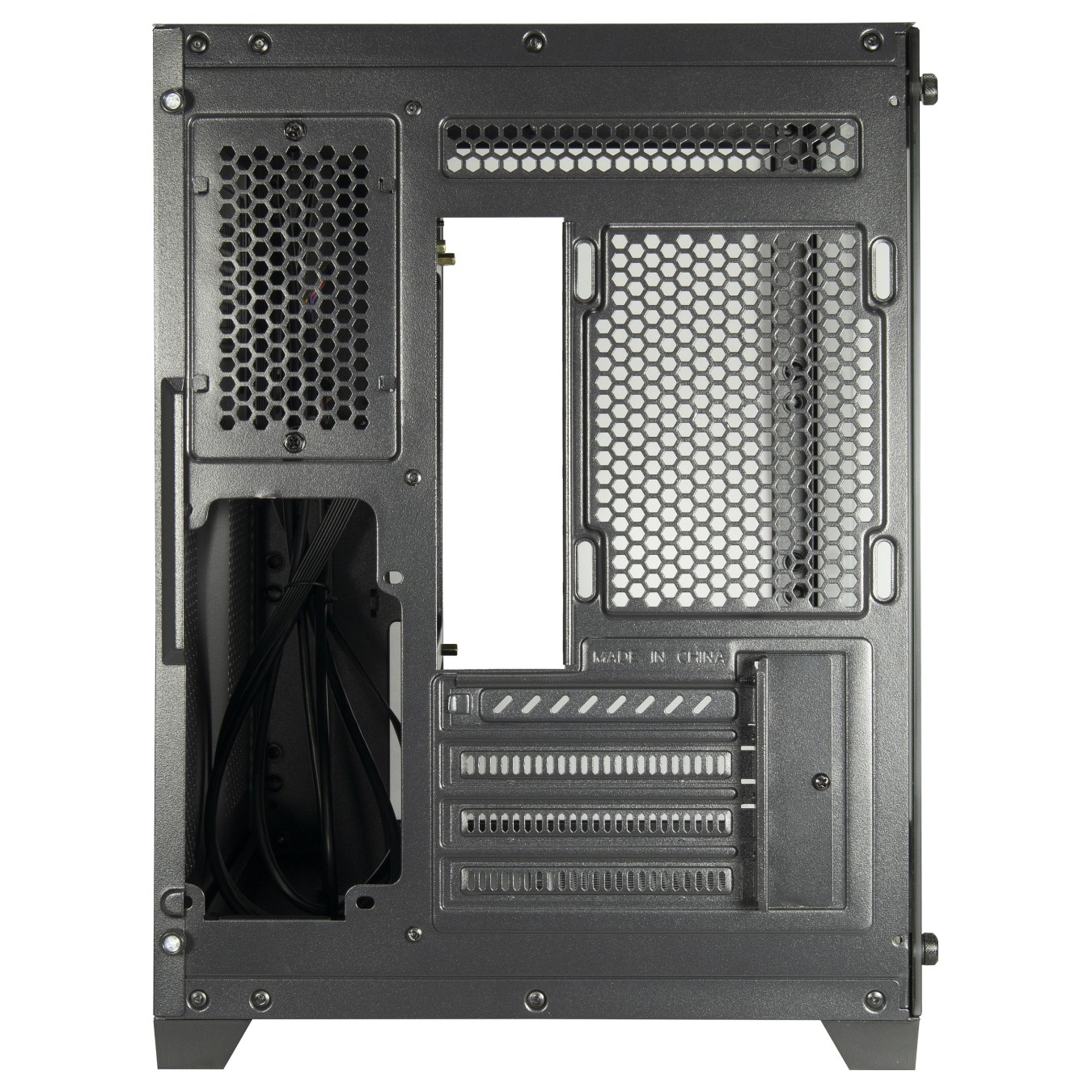 Buy Midi Inter-Tech Gaming-Gehäuse Micro-ATX C-501 Aspect schwarz in Cyprus, Nicosia, Limassol, Larnaka, Pafos