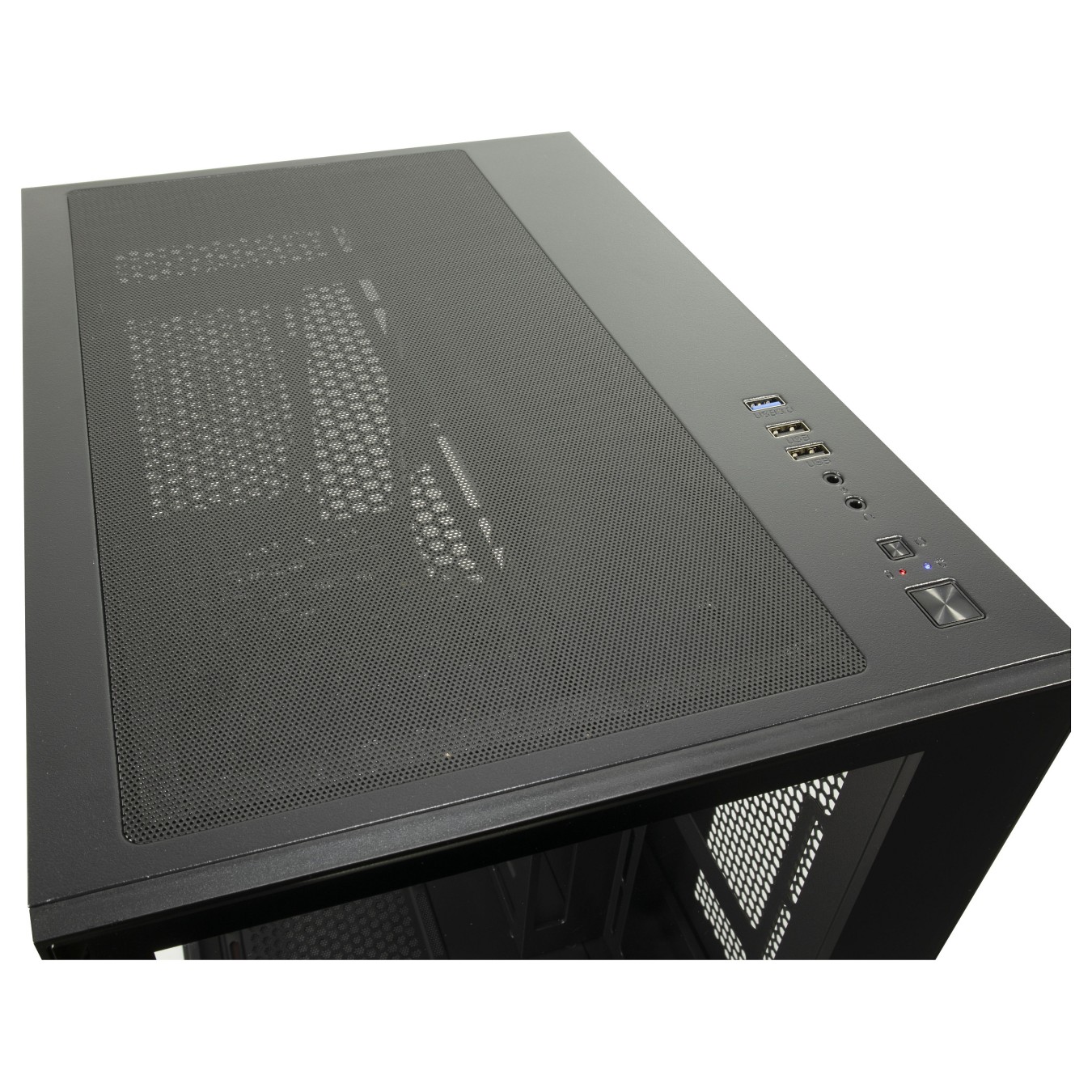 Buy Midi Inter-Tech Gaming-Gehäuse Micro-ATX C-501 Aspect schwarz in Cyprus, Nicosia, Limassol, Larnaka, Pafos