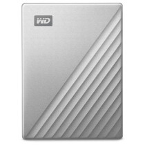 WD My Passport Ultra - WDBC3C0020BSL-WESN - Silver 2TB USB-C Portable HDD, USB 3.2 Gen1, Metal Finish