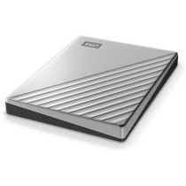 WD My Passport Ultra - WDBC3C0020BSL-WESN - Silver 2TB USB-C Portable HDD, USB 3.2 Gen1, Metal Finish