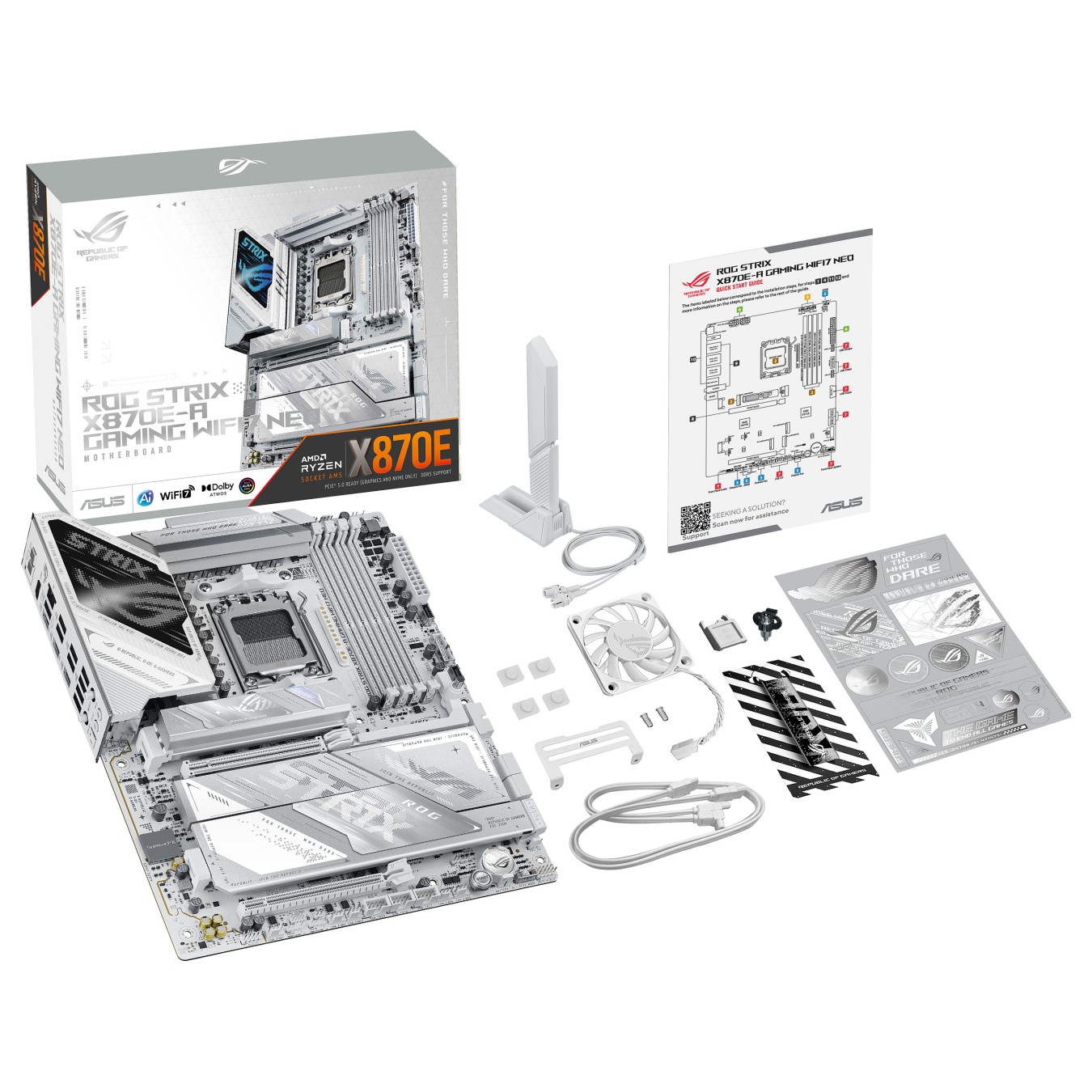 Buy ASUS ROG STRIX X870E-A GAMING WIFI7 NEO (AMD,AM5,DDR5,ATX) in Cyprus, Nicosia, Limassol, Larnaka, Pafos