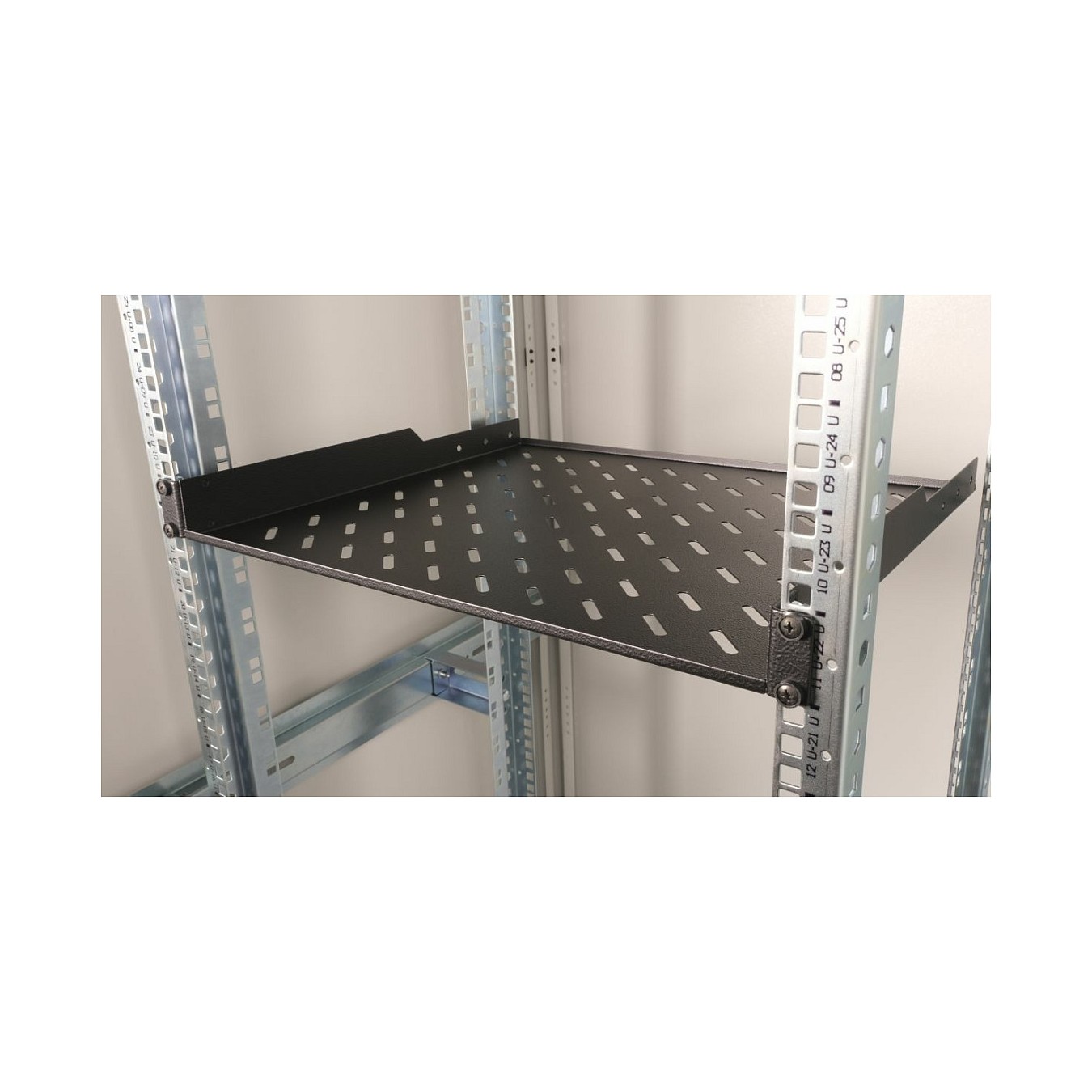 Buy 19' Fachboden fest für Serverschränke 60cm 1U schwarz in Cyprus, Nicosia, Limassol, Larnaka, Pafos