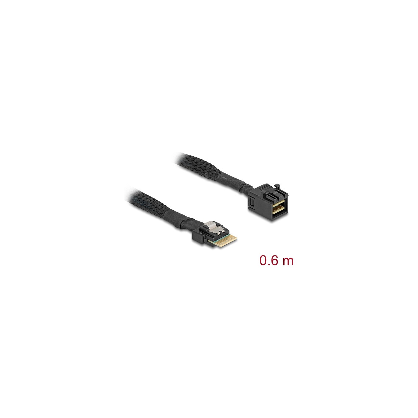 Buy Delock Kabel Mini SAS HD SFF-8643 zu Slim SAS SFF-8654 4i 60 cm in Cyprus, Nicosia, Limassol, Larnaka, Pafos