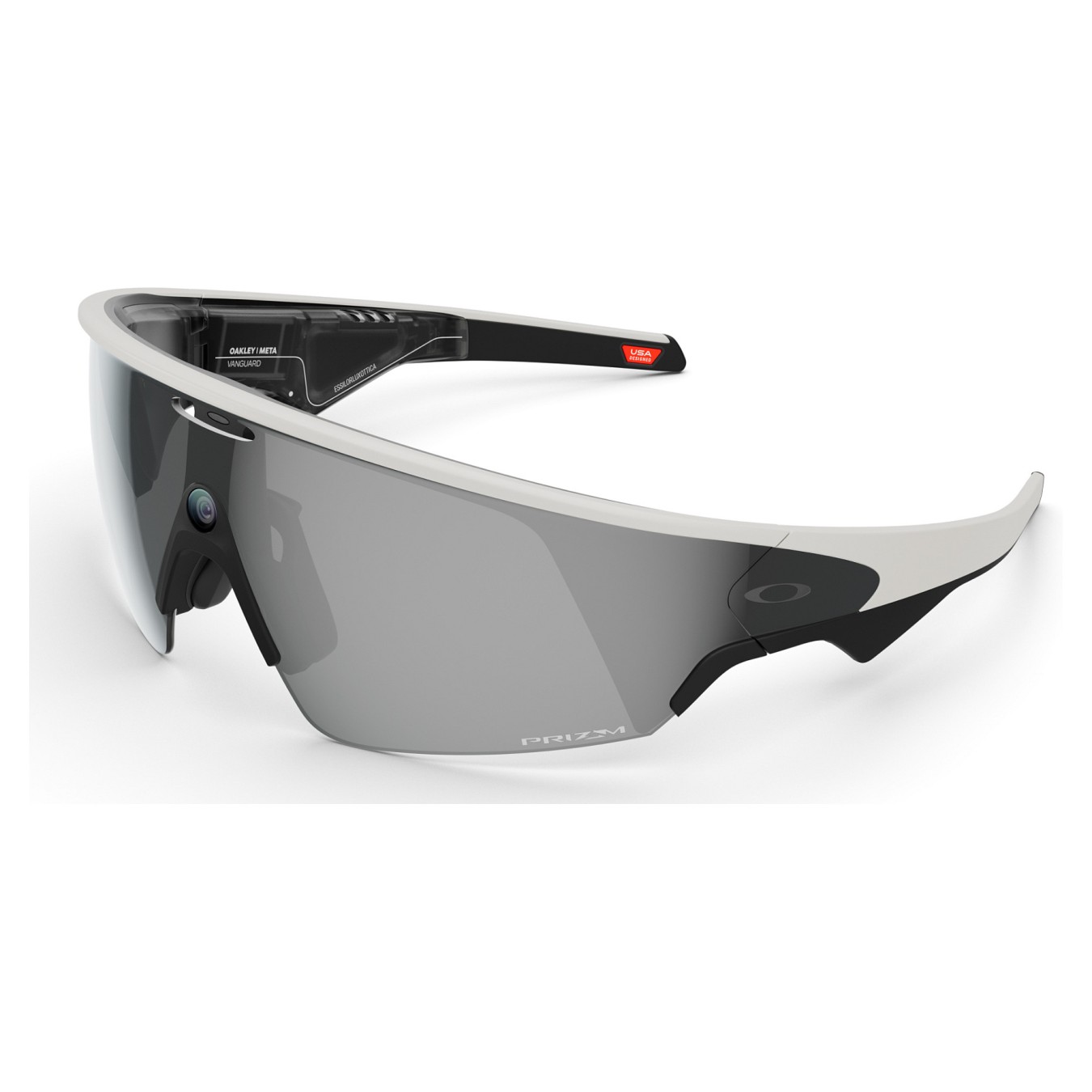 Buy META Oakley Vanguard. Meta AI. White. Prizm Black AI Glasses in Cyprus, Nicosia, Limassol, Larnaka, Pafos