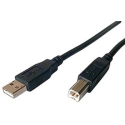 Buy USB 2.0 A-to-B Cable 0.5 m - Sharkoon 4044951015245 - Black, Male-to-Male in Cyprus, Nicosia, Limassol, Larnaka, Pafos