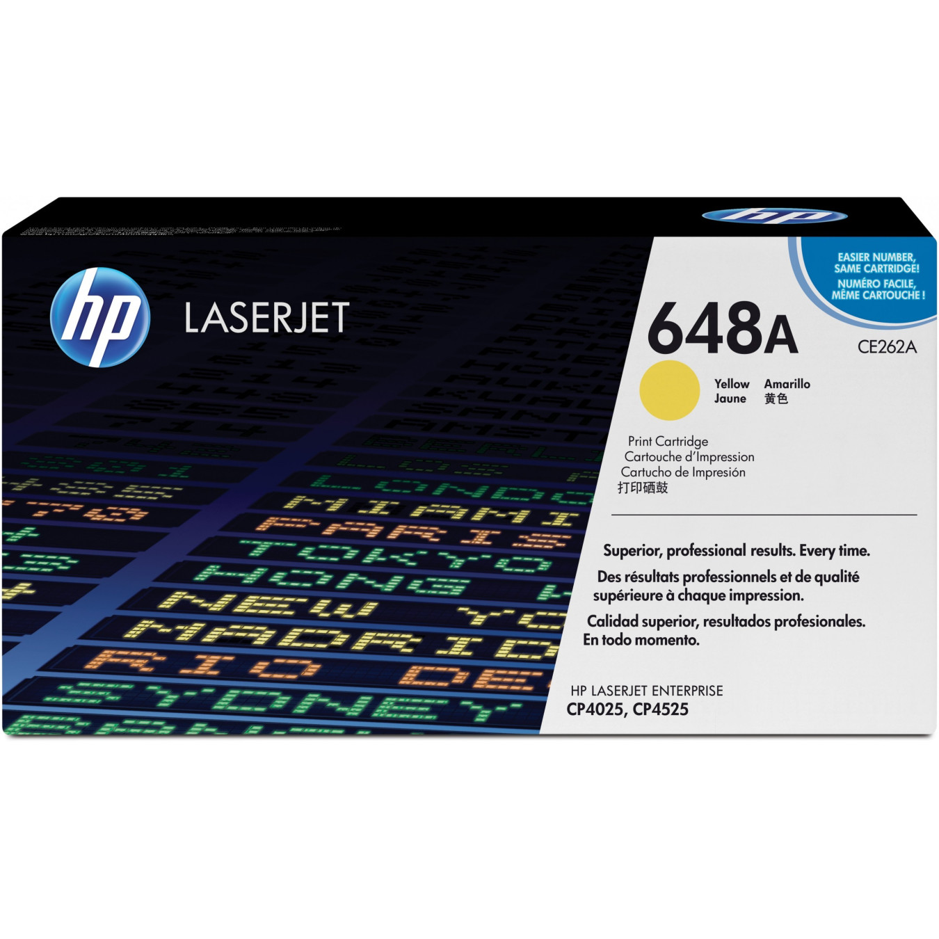 HP 648A Toner Cartridge - CE262A - Yellow Original, Standard Yield 11,000 pages — Buy in Cyprus with Fast Delivery