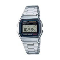 Buy Casio A158WA-1DF Vintage Unisex-Uhr Digital mit Edelstahlarmband, schwarz silber in Cyprus, Nicosia, Limassol, Larnaka, Pafo