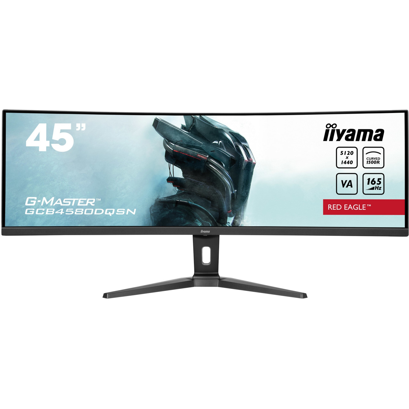 iiyama G-MASTER GCB4580DQSN-B1 - 45" (5120x1440) Curved 165Hz VA Gaming Monitor, USB-C 90W, HDR400, Black