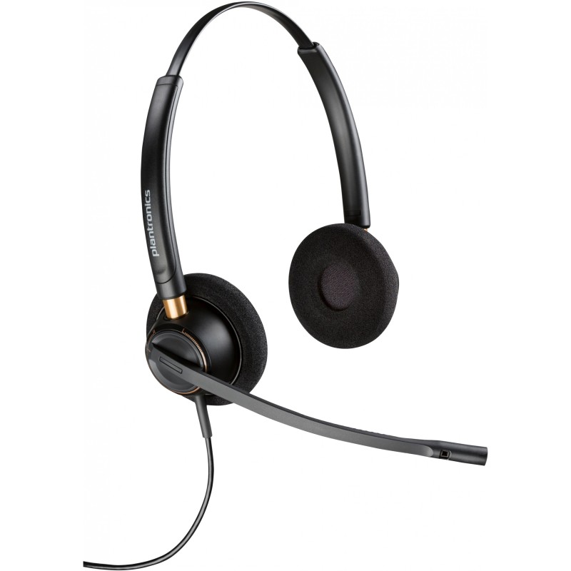 Buy Poly EncorePro 520D - Binaural QD Wired Headset, On-ear Supra-aural, Black in Cyprus, Nicosia, Limassol, Larnaka, Pafos