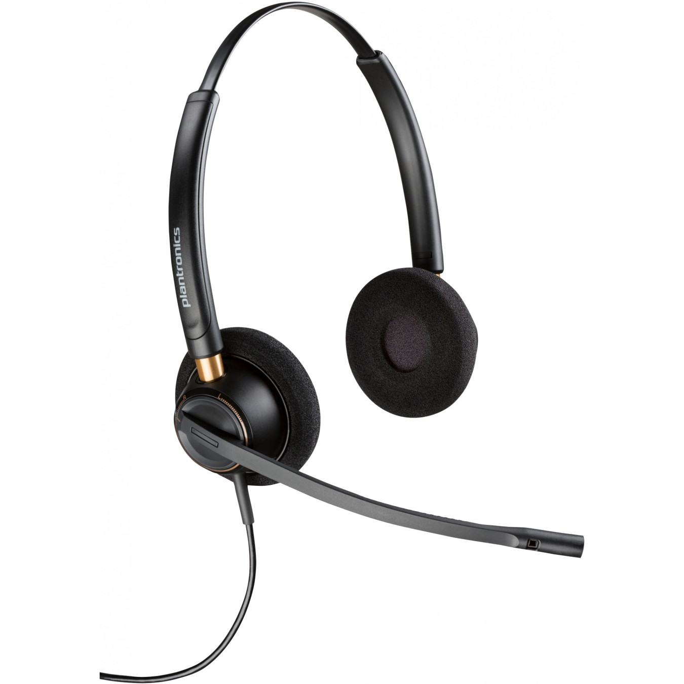 Poly EncorePro 520D - Binaural QD Wired Headset, On-ear Supra-aural, Black — Buy in Cyprus with Fast Delivery
