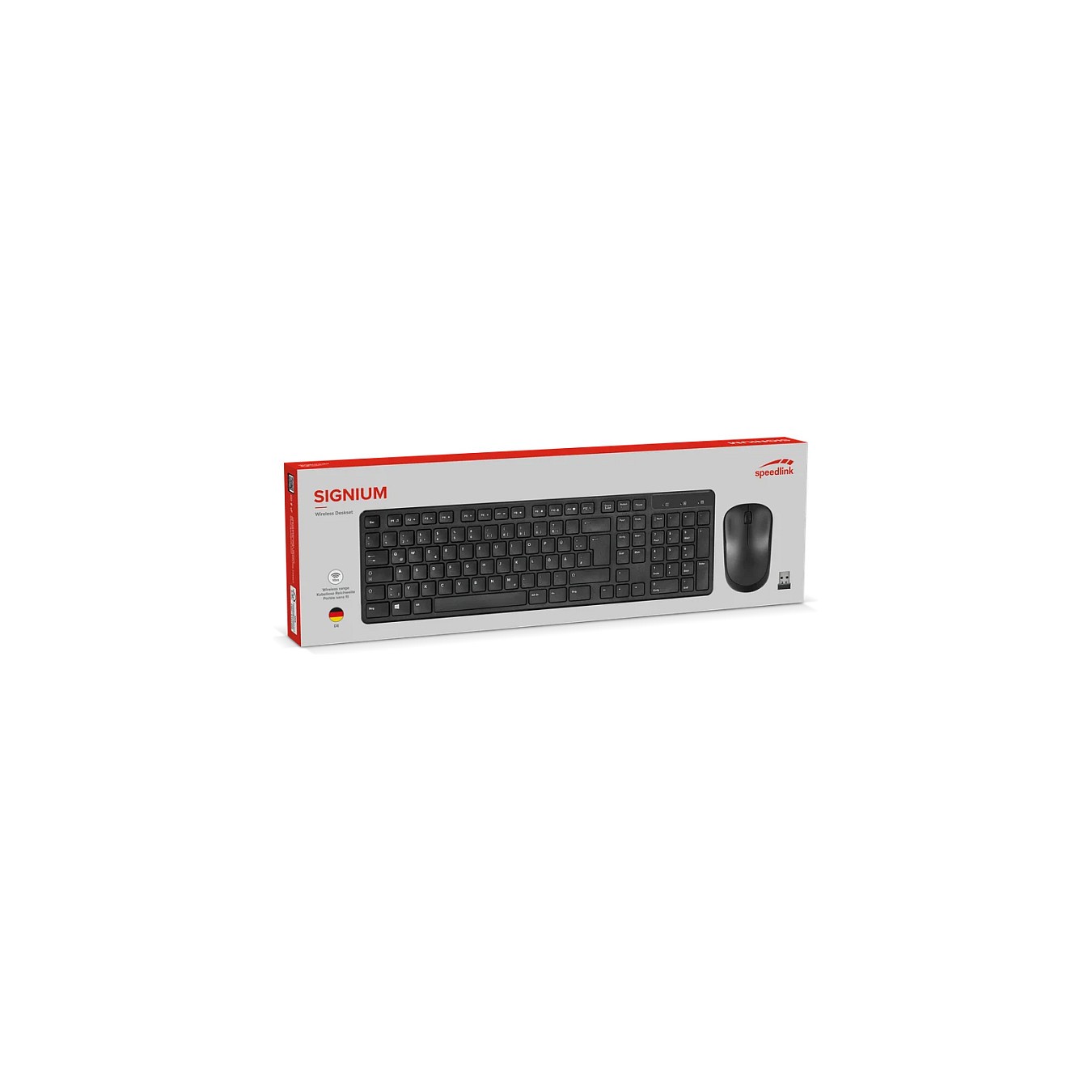 Buy Speedlink SIGNIUM Deskset Wireless black DE Layout in Cyprus, Nicosia, Limassol, Larnaka, Pafos