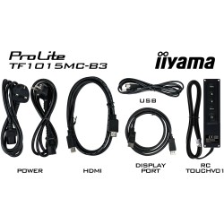 Buy IIYAMA TF1015MC-B3 - 10.1in IPS 10-Point PCAP Touch Display, 16:10, 1280x800... in Cyprus, Nicosia, Limassol, Larnaka, Pafos