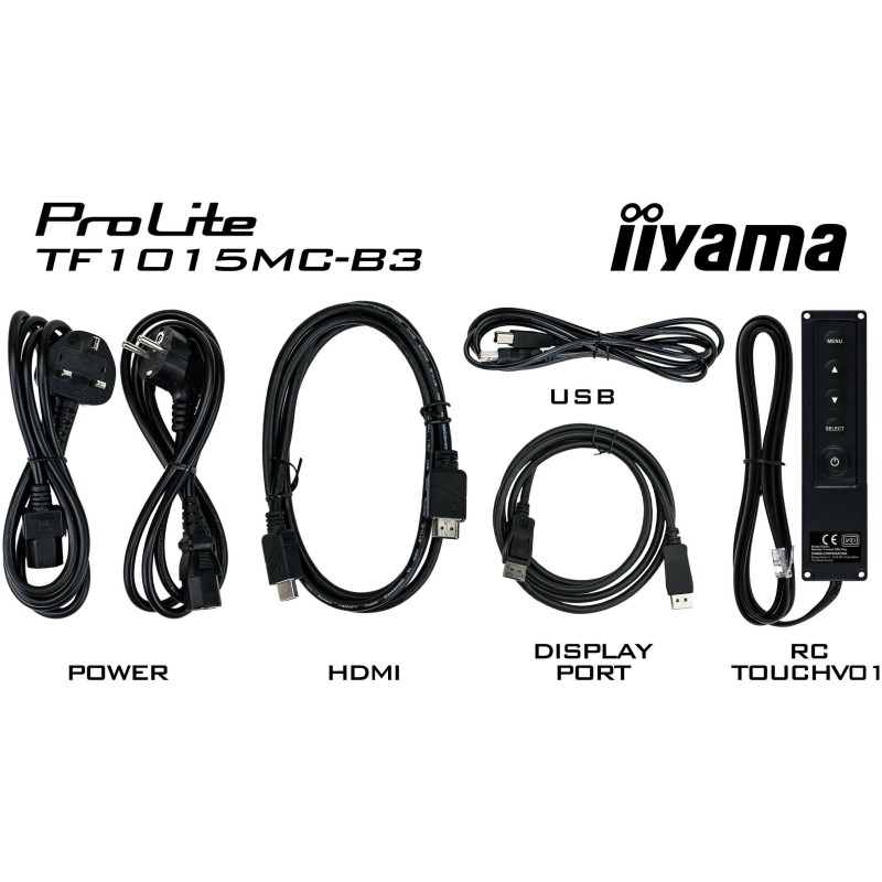 Buy IIYAMA TF1015MC-B3 - 10.1in IPS 10-Point PCAP Touch Display, 16:10, 1280x800... in Cyprus, Nicosia, Limassol, Larnaka, Pafos