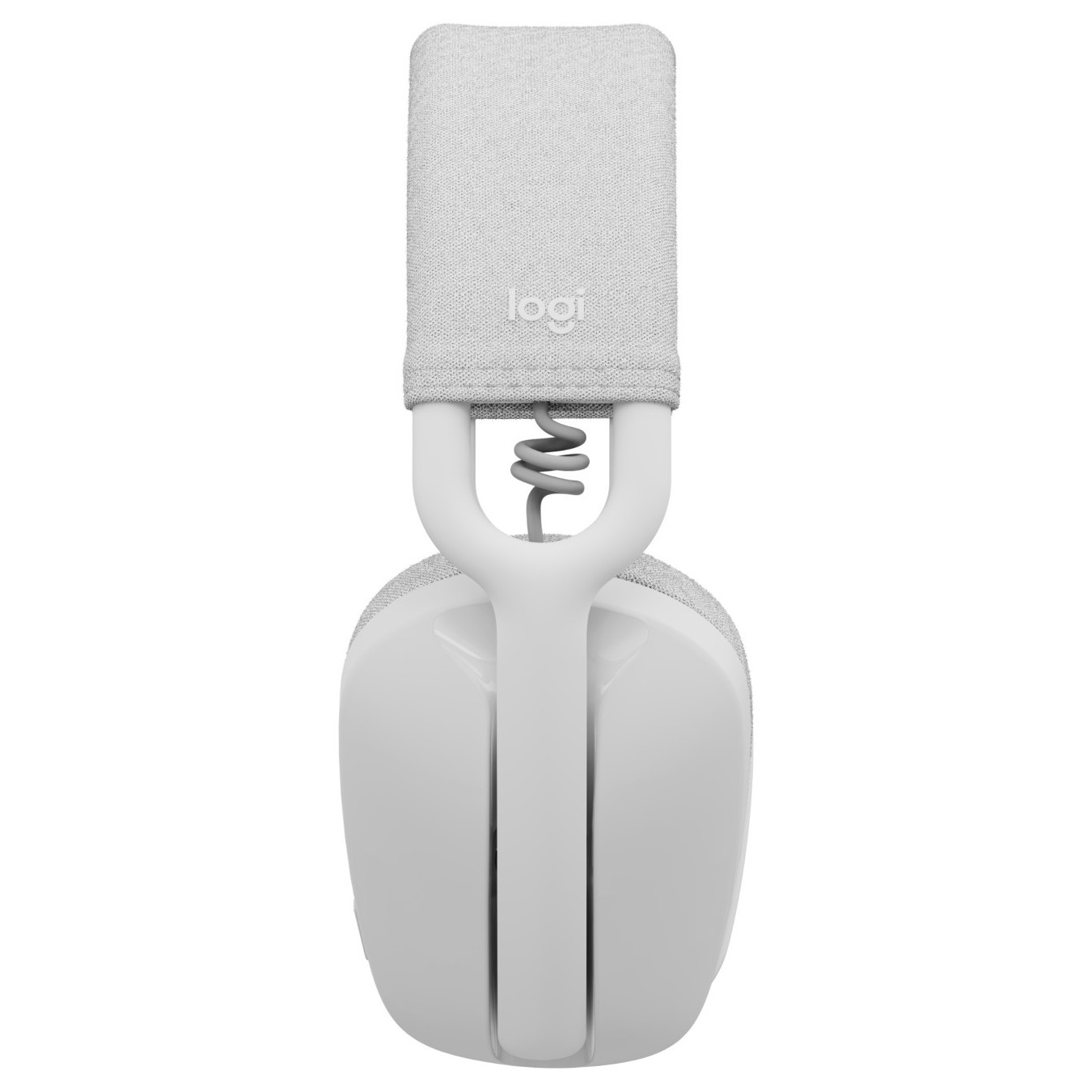 Logitech Zone Vibe 100 - Bluetooth 5.2 Over‑Ear Headset - Off‑White, Boom Mic, 20h Battery, USB‑C
