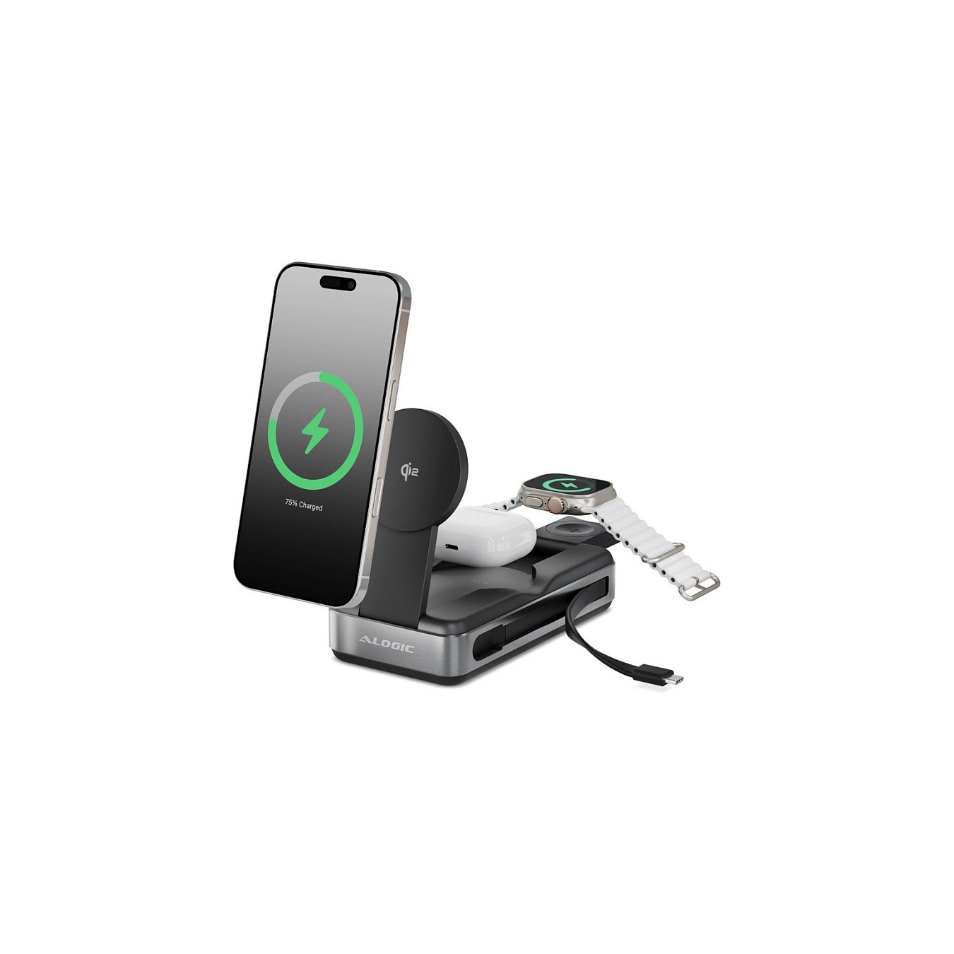 Buy Alogic Roam 6-in-1 Powerbank 21.000 mAh with Qi2 + 100W USB-C in Cyprus, Nicosia, Limassol, Larnaka, Pafos