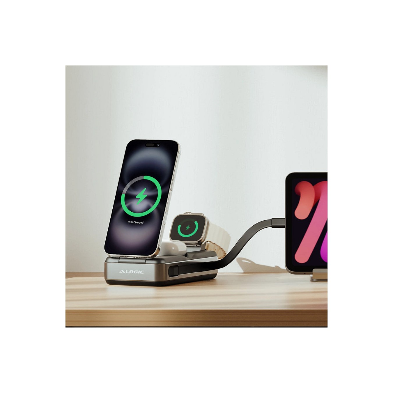 Buy Alogic Roam 6-in-1 Powerbank 21.000 mAh with Qi2 + 100W USB-C in Cyprus, Nicosia, Limassol, Larnaka, Pafos