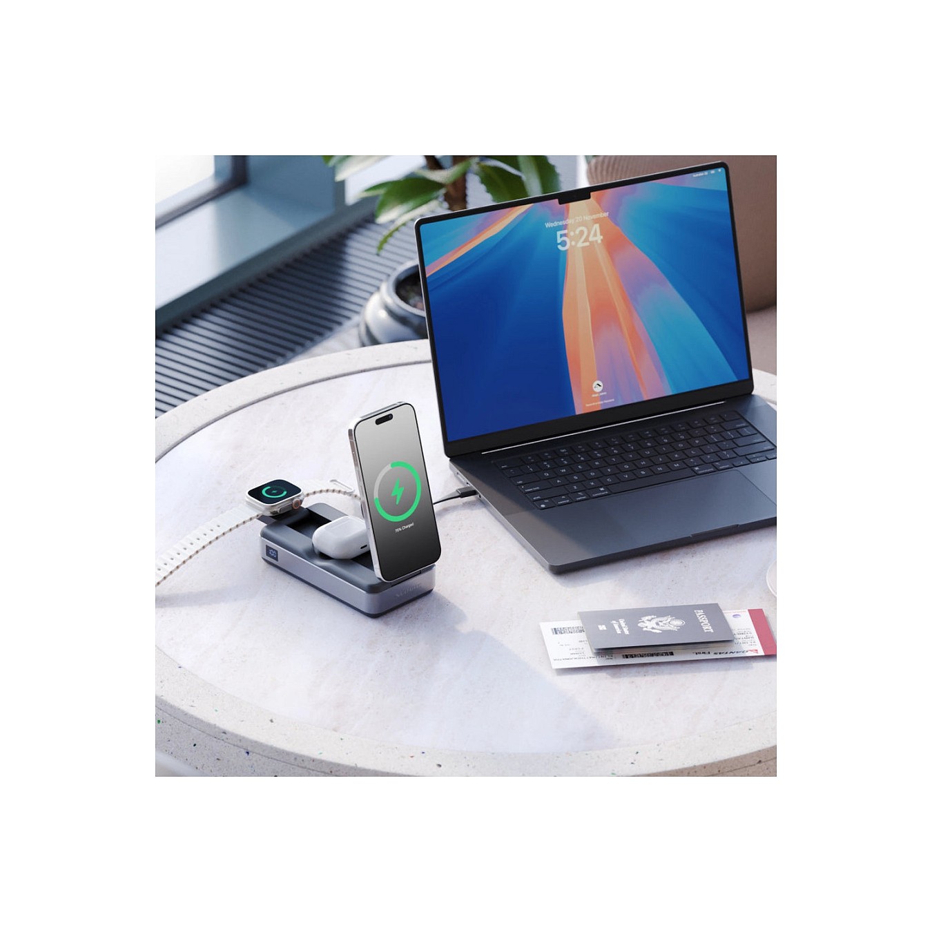 Buy Alogic Roam 6-in-1 Powerbank 21.000 mAh with Qi2 + 100W USB-C in Cyprus, Nicosia, Limassol, Larnaka, Pafos