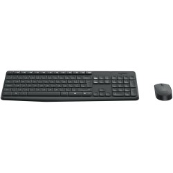 Buy Logitech MK235 Wireless Keyboard & Mouse Combo - Full-Size 100% QWERTZ, 2.4 ... in Cyprus, Nicosia, Limassol, Larnaka, Pafos