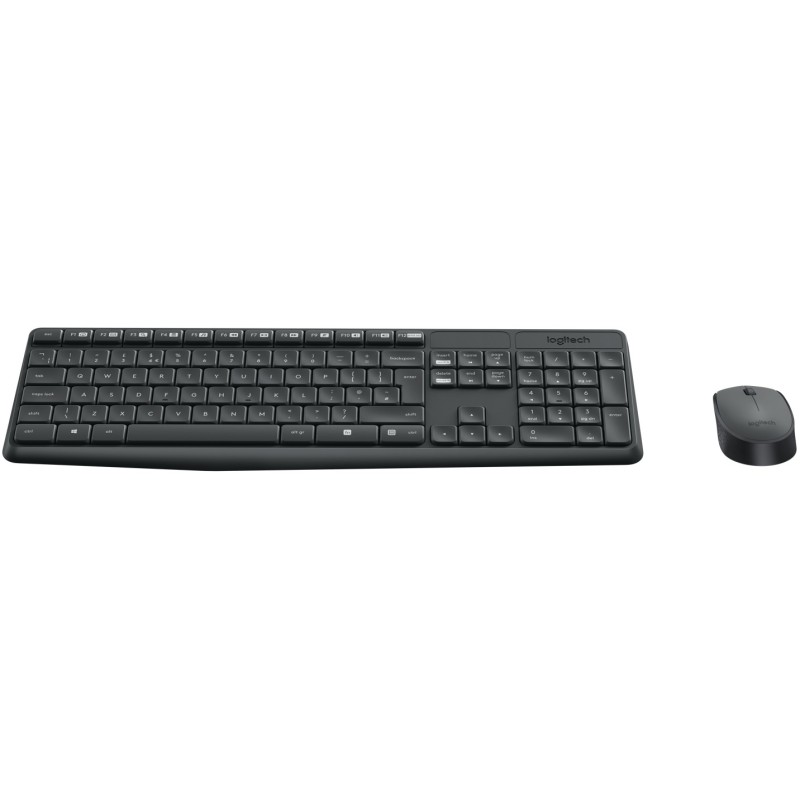Buy Logitech MK235 Wireless Keyboard & Mouse Combo - Full-Size 100% QWERTZ, 2.4 ... in Cyprus, Nicosia, Limassol, Larnaka, Pafos