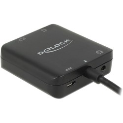 Buy Delock HDMI Audio Extractor 4K - 62784 - Compact Black, HDMI pass-through wi... in Cyprus, Nicosia, Limassol, Larnaka, Pafos