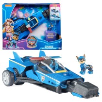 Buy Spinmaster Paw Patrol: Der Mighty Kinofilm. Chases Deluxe Superhelden-Raketenfahrzeug (blau schwarz. inkl. Chase Figur) in C
