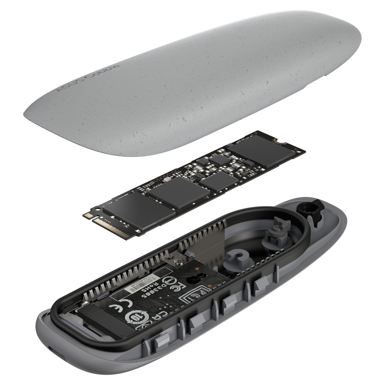 Buy ASUS COBBLE USB-C 3.2 Gen 2x1 SSD-Gehäuse Grey in Cyprus, Nicosia, Limassol, Larnaka, Pafos