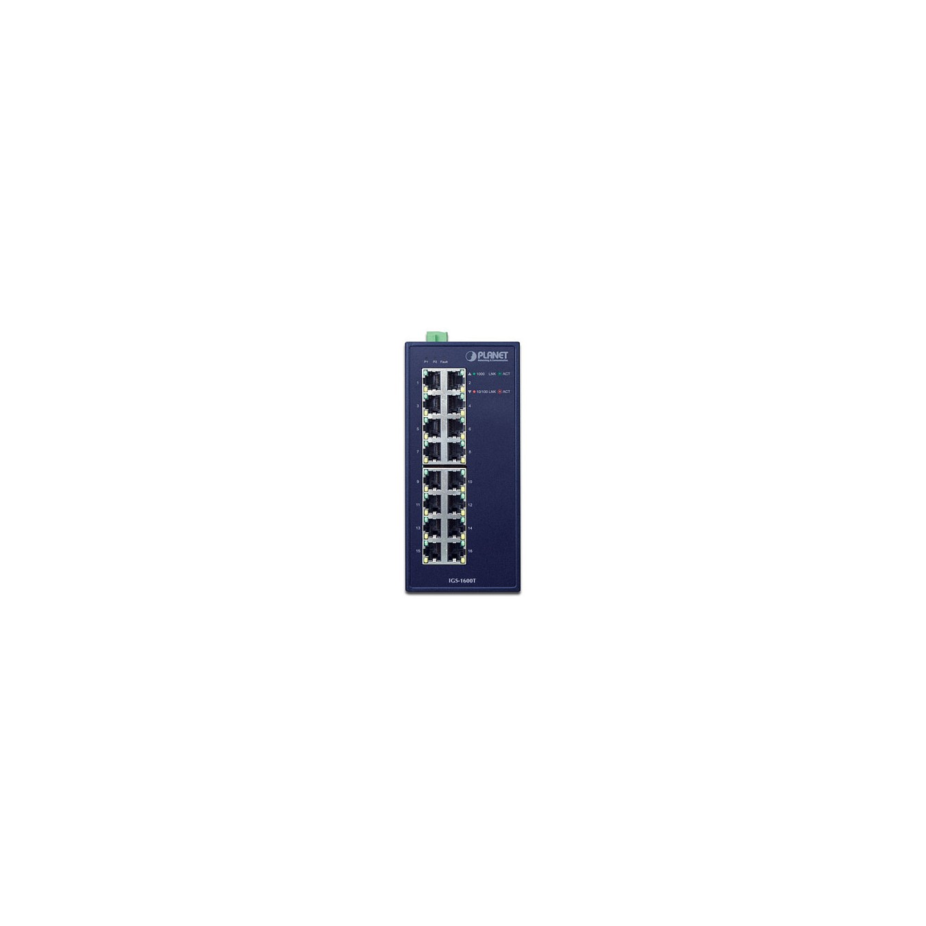 Buy Planet IGS-1600T Industrie 16-Port 10 100 1000T Ethernet Switch in Cyprus, Nicosia, Limassol, Larnaka, Pafos