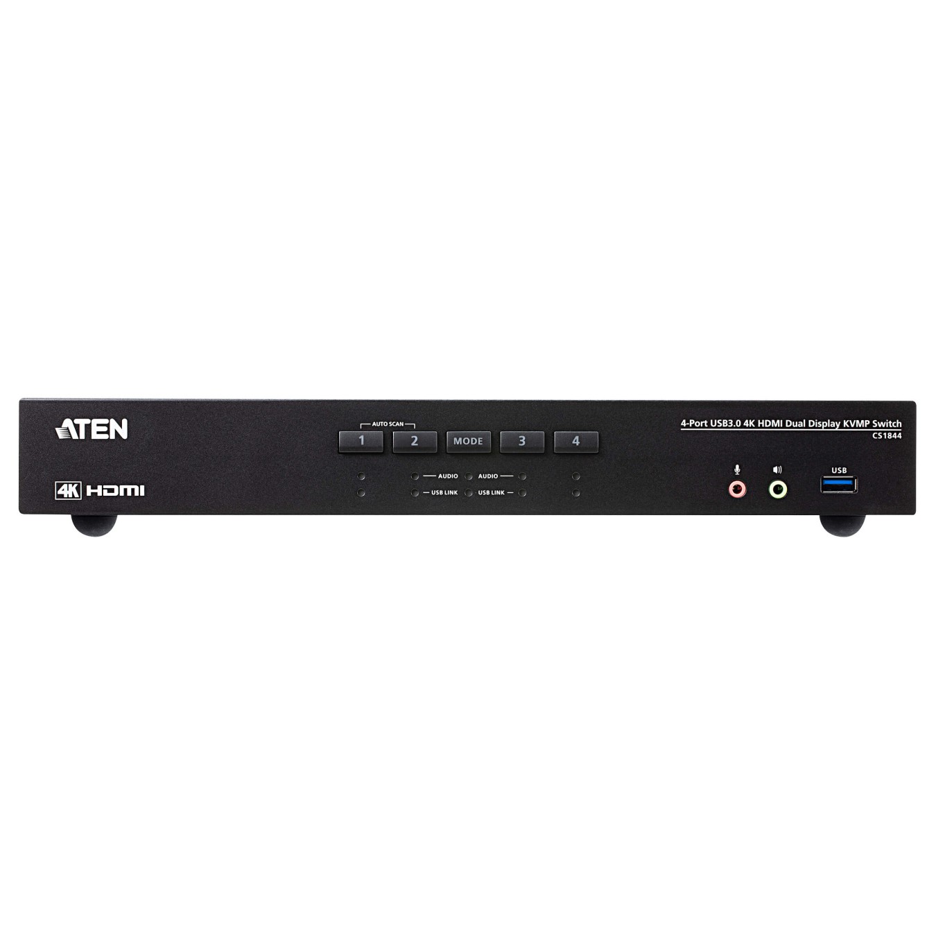 Buy ATEN CS1844 4-Port True 4K HDMI Dual-View KVM Switch mit Audio & USB 3.0Hub in Cyprus, Nicosia, Limassol, Larnaka, Pafos
