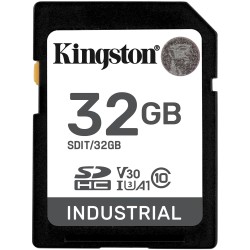 Buy Kingston Industrial SDHC 32GB - UHS-I U3 V30 Class 10 A1, pSLC, -40° to 85?... in Cyprus, Nicosia, Limassol, Larnaka, Pafos