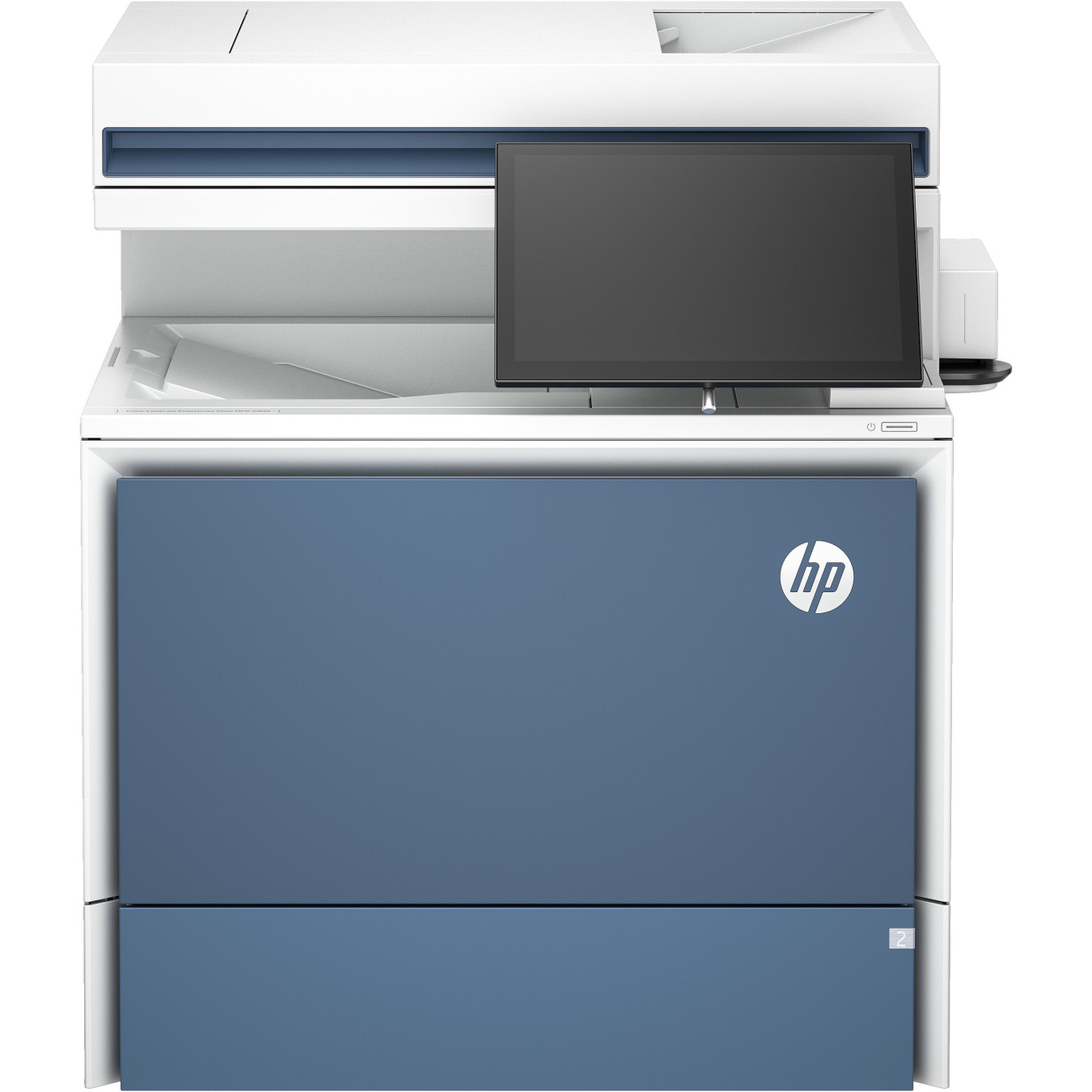 HP Color LaserJet Enterprise Flow MFP 5800zf - White - Color Laser MFP, 6GB RAM, 500GB HDD, 1.2GHz, 43 ppm